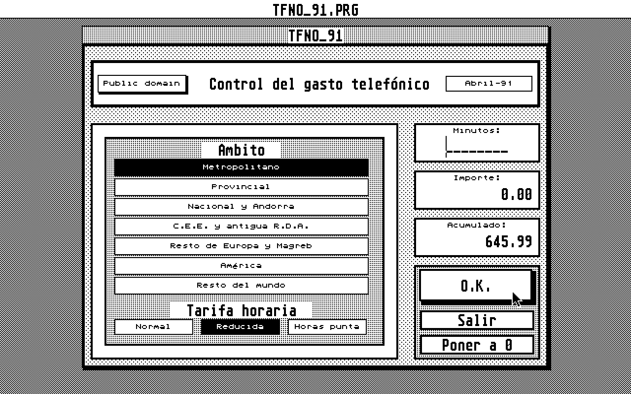 Telefonico atari screenshot